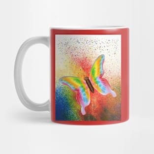 Coloured butterfly ! Mug